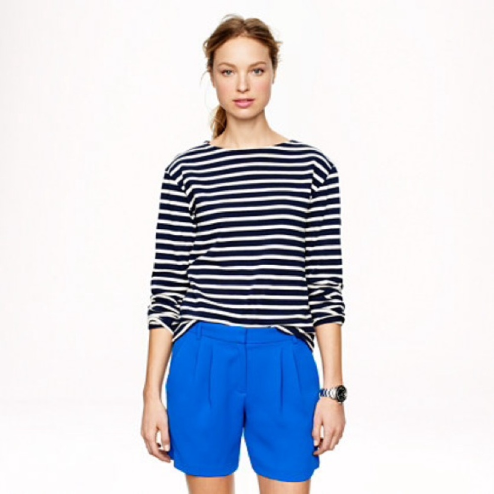 J. Crew Pleated Crepe Short - Picture 2 of 13